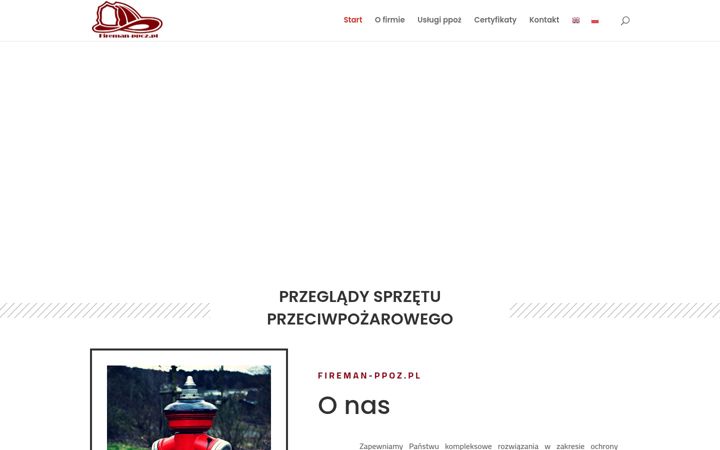 Screenshot of fireman-ppoz.pl