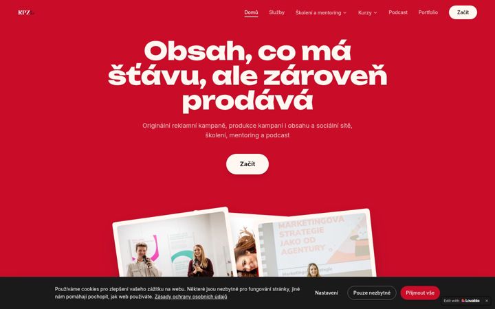 Screenshot of firemnikpz.cz