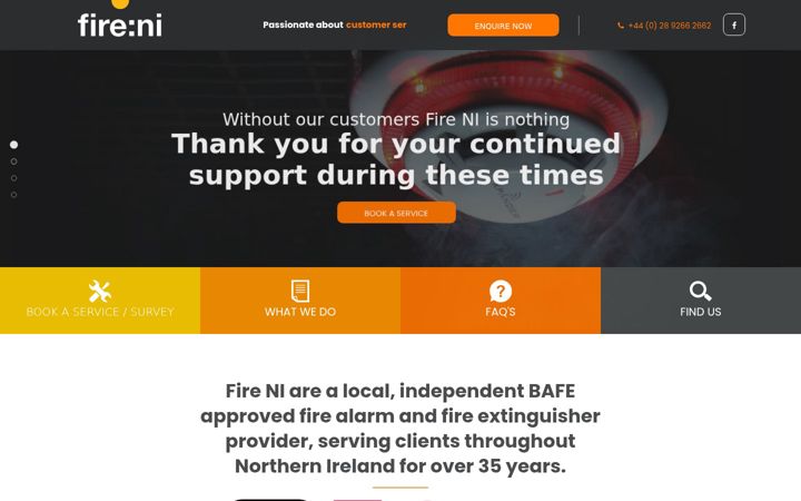 Screenshot of fireni.com