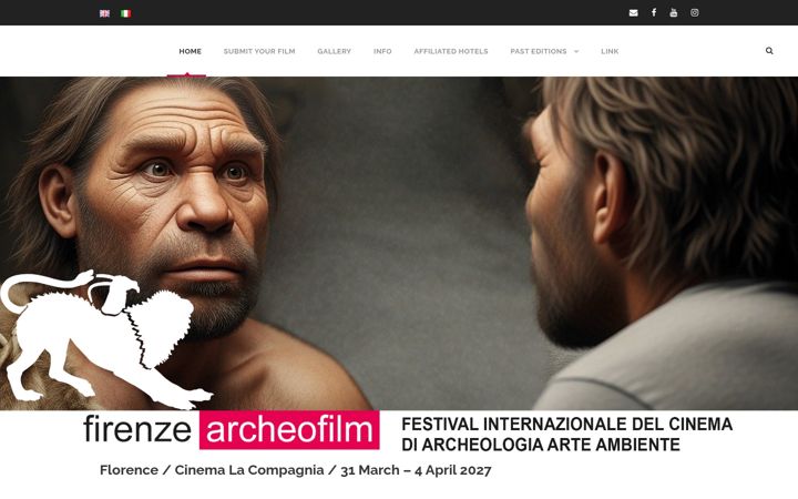 Skærmbillede af firenzearcheofilm.it