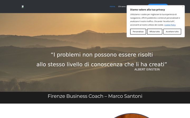 Screenshot of firenzebusinesscoach.it
