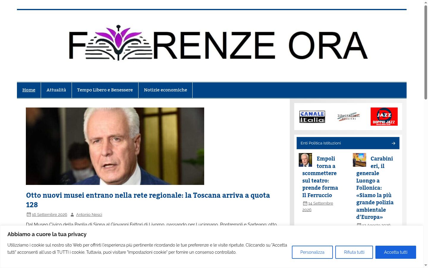 Posnetek zaslona pasice za privolitev, prikazane pred kakršno koli interakcijo