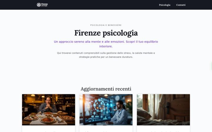 Screenshot of firenzepsicologia.it