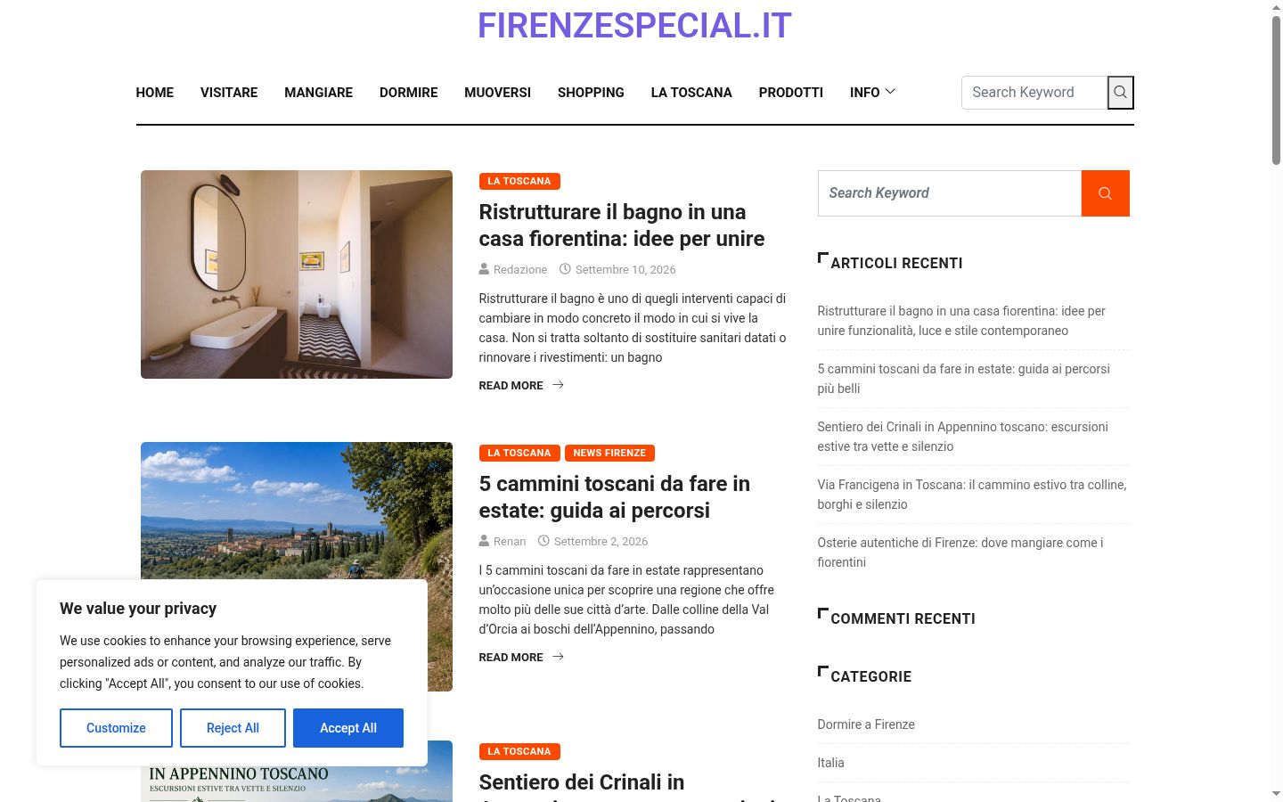 Snímek obrazovky baneru souhlasu zobrazeného před jakoukoli interakcí