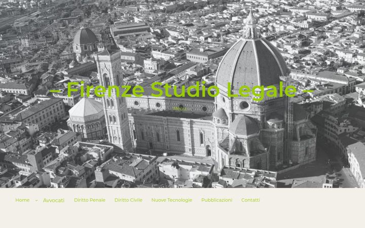 Screenshot of firenzestudiolegale.it