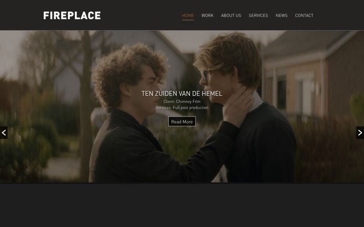 Screenshot of fireplace.amsterdam