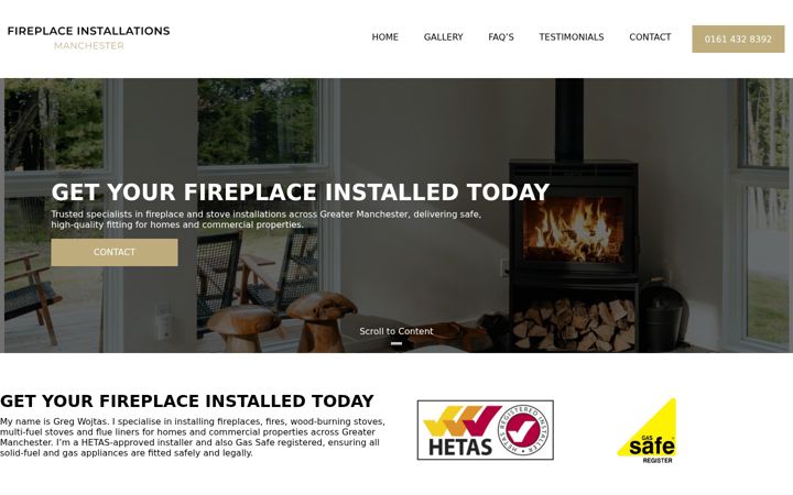 Screenshot of fireplaceinstallationsmanchester.co.uk