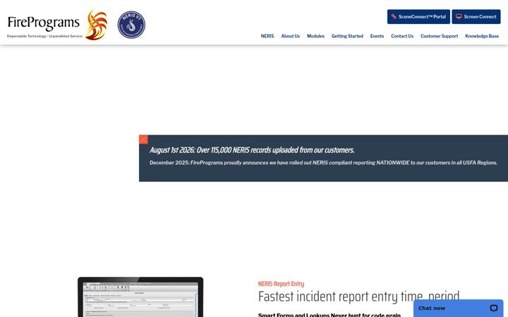 Screenshot of fireprograms.com