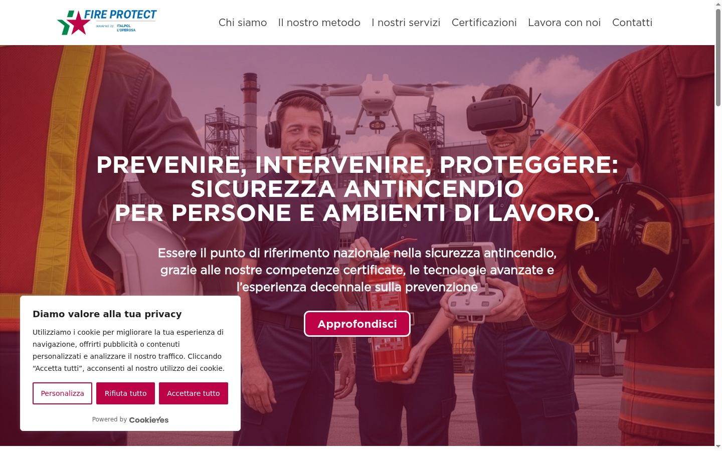 Screenshot tal-banner tal-kunsens muri qabel kwalunkwe interazzjoni