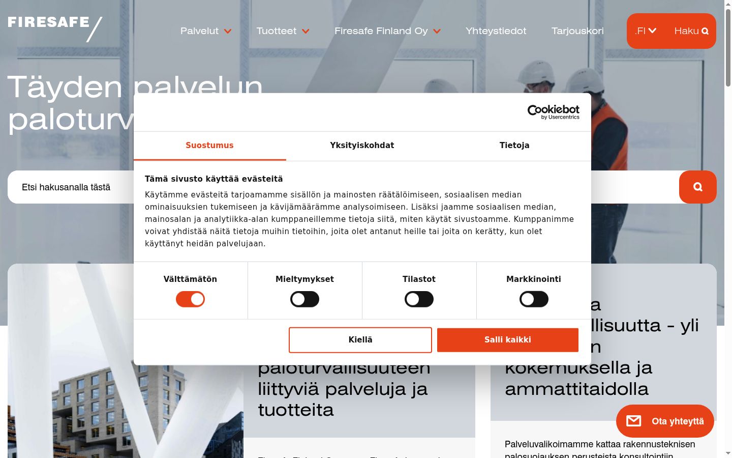Zrzut ekranu banera zgody wyświetlanego przed jakąkolwiek interakcją