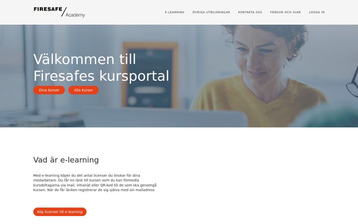 Screenshot of firesafeacademy.se