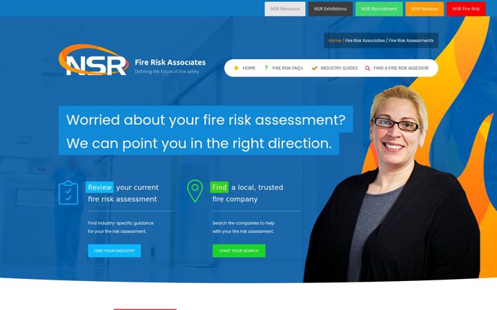 Screenshot of firesafetyassociates.co.uk
