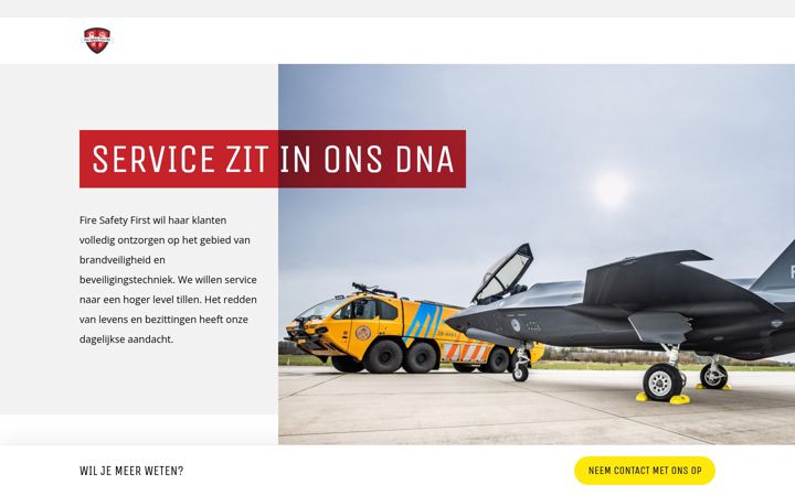 Screenshot of firesafetyfirst.nl