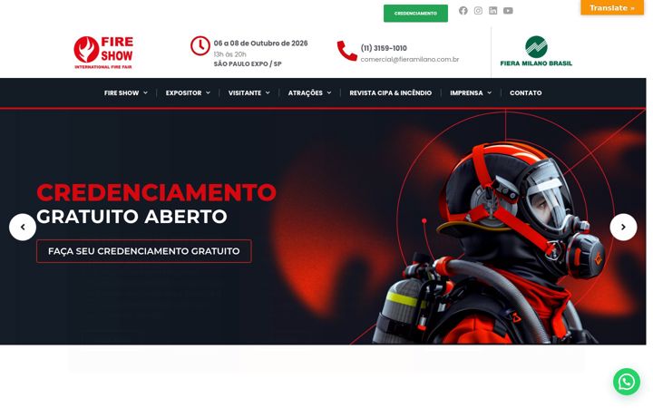 Screenshot of fireshow.com.br
