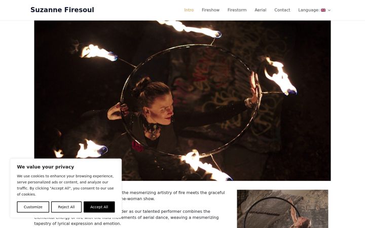 Snímek obrazovky firesoul.sk