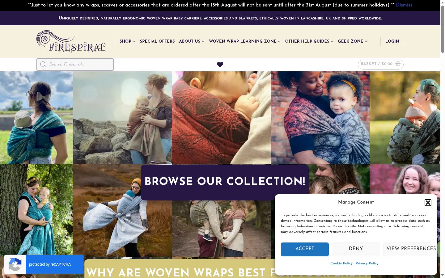 Screenshot tal-banner tal-kunsens muri qabel kwalunkwe interazzjoni