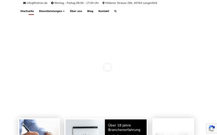 Screenshot di firetron.de
