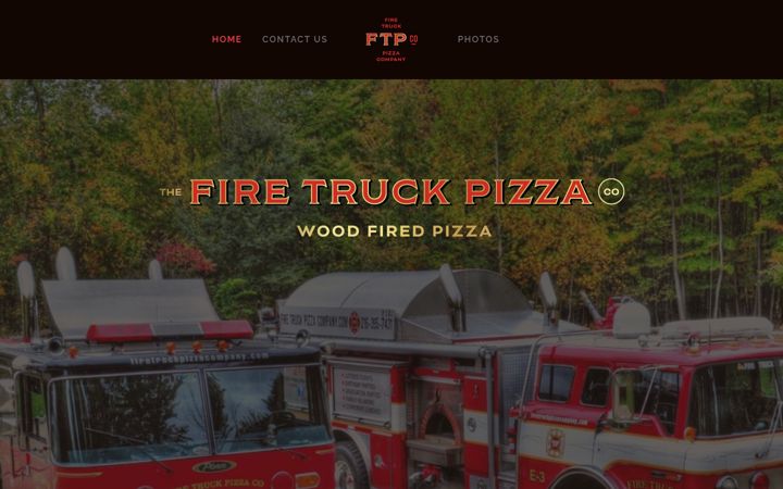 Zrzut ekranu firetruckpizzacompany.com
