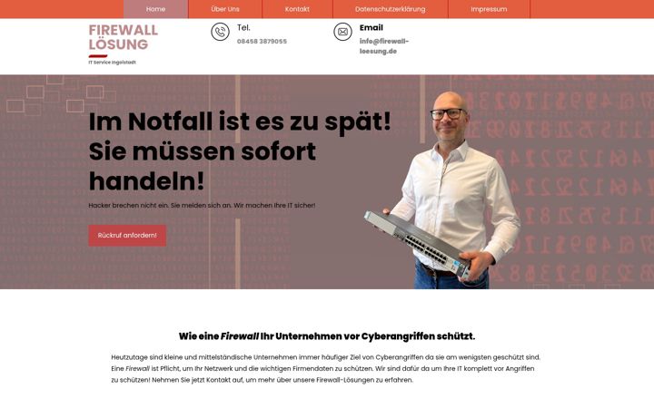 Screenshot of firewall-loesung.de