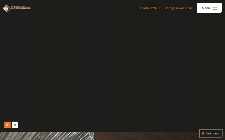 Screenshot ta' firewall.co.uk