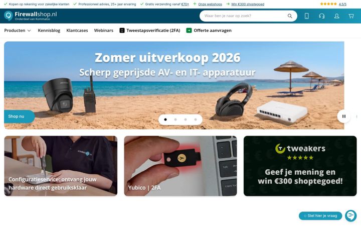 Screenshot of firewallshop.nl