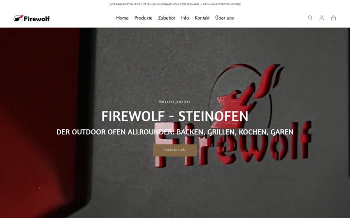 Screenshot di firewolf-germany.de