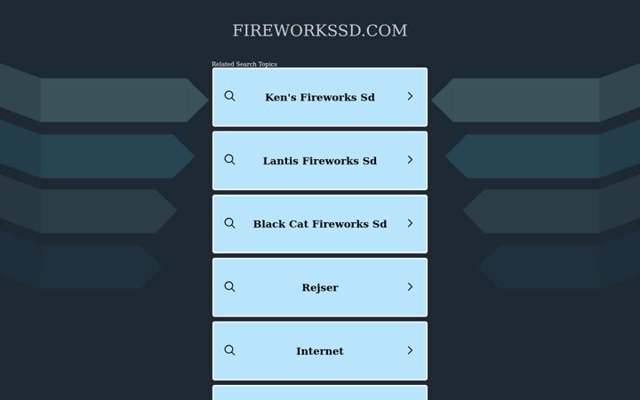 Screenshot of fireworkssd.com