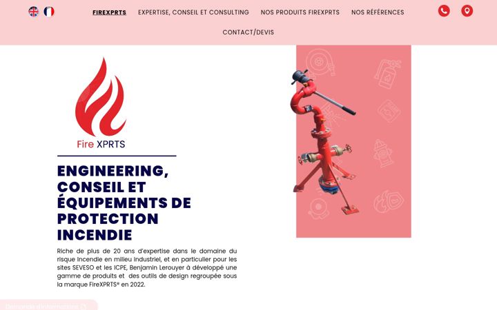 Screenshot of firexprts.com