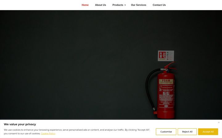 Snímek obrazovky firext.ie