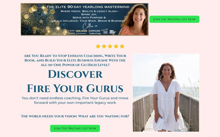 Screenshot of fireyourgurus.com