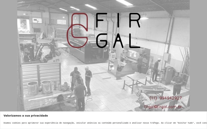 Screenshot of firgal.com.br