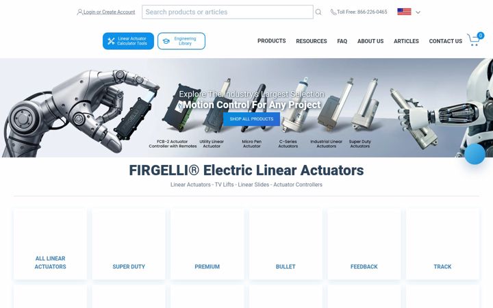 Snímek obrazovky firgelliauto.com