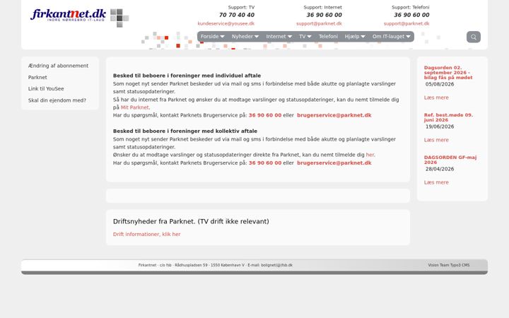 Screenshot of firkantnet.dk