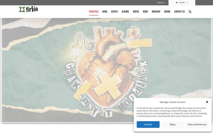 Screenshot di firkin.hu