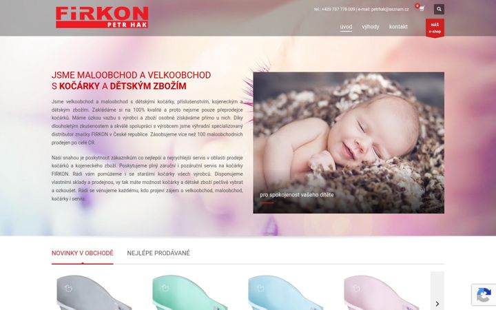 Screenshot of firkon-hak.cz