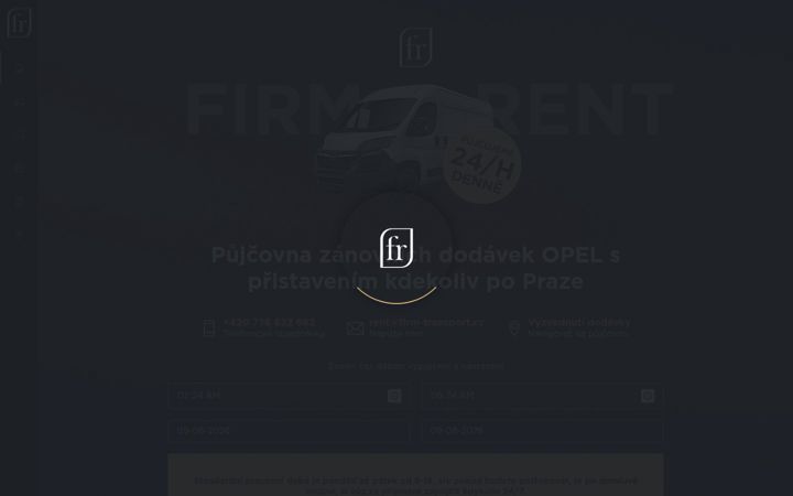 Screenshot of firm-rent.cz