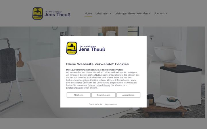 Screenshot di firma-jens-theuss.de