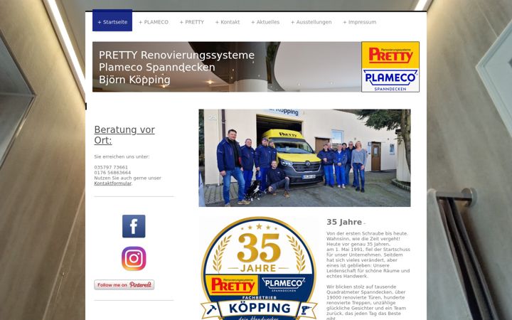 Screenshot di firma-koepping.de
