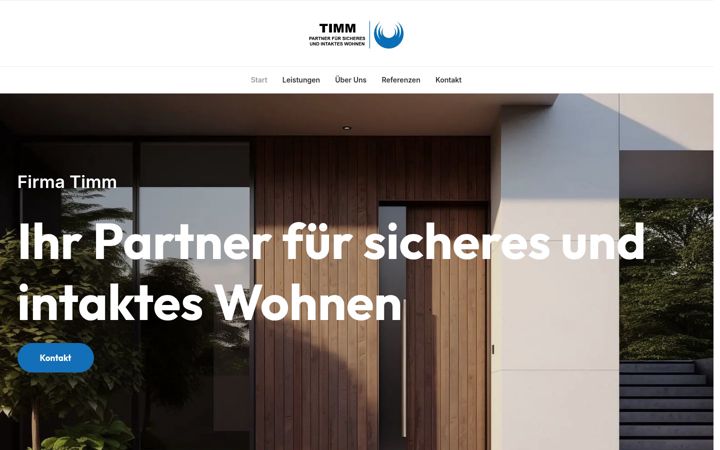 Screenshot of firma-timm.de