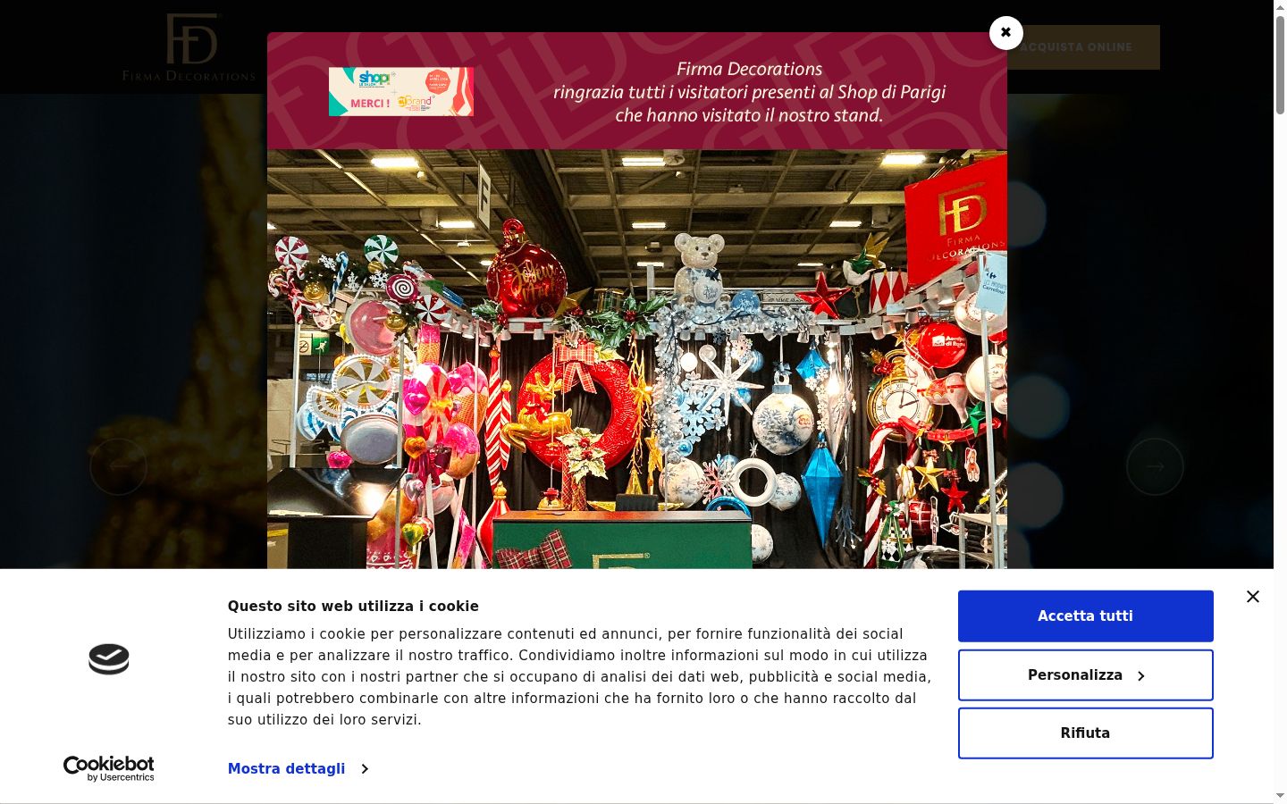 Screenshot tal-banner tal-kunsens muri qabel kwalunkwe interazzjoni