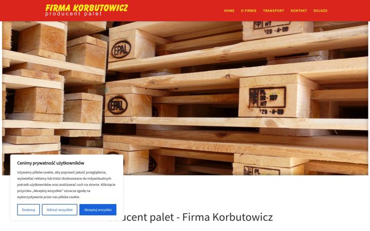 Screenshot of firmakorbutowicz.pl