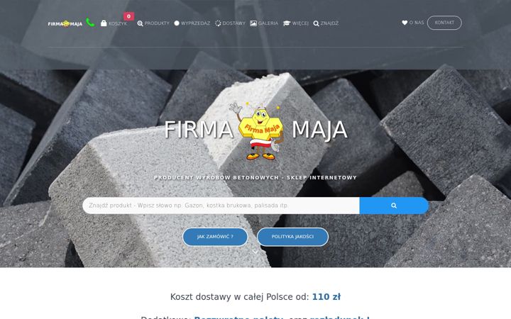 Screenshot of firmamaja.com