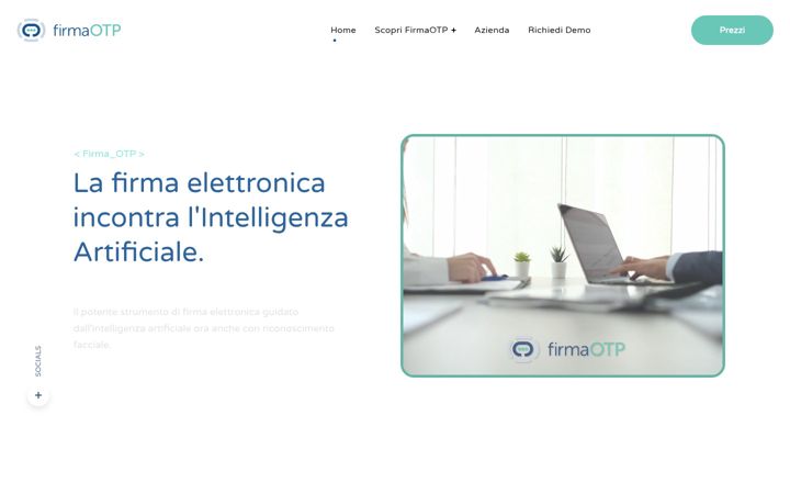 Screenshot of firmaotp.it
