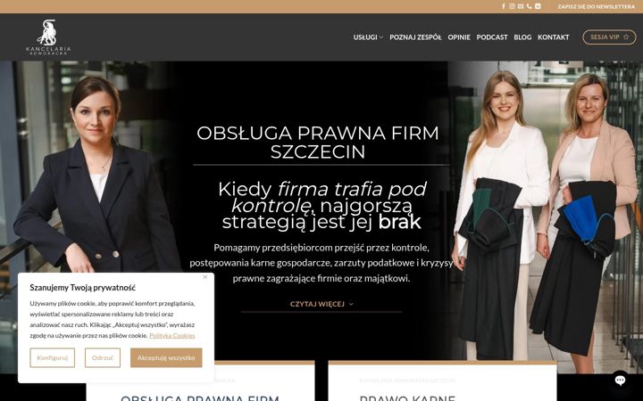 Screenshot of firmapodkontrola.pl