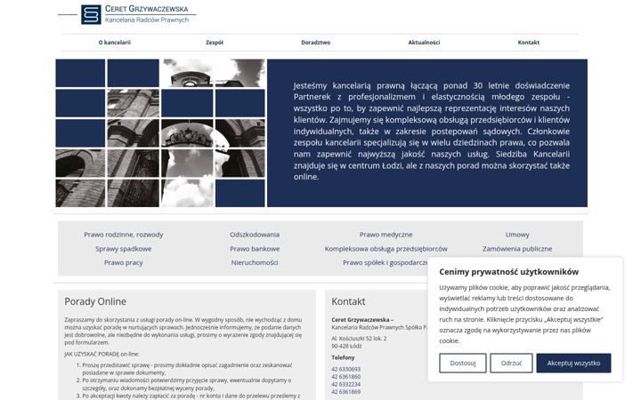 Screenshot of firmaprawnicza.pl