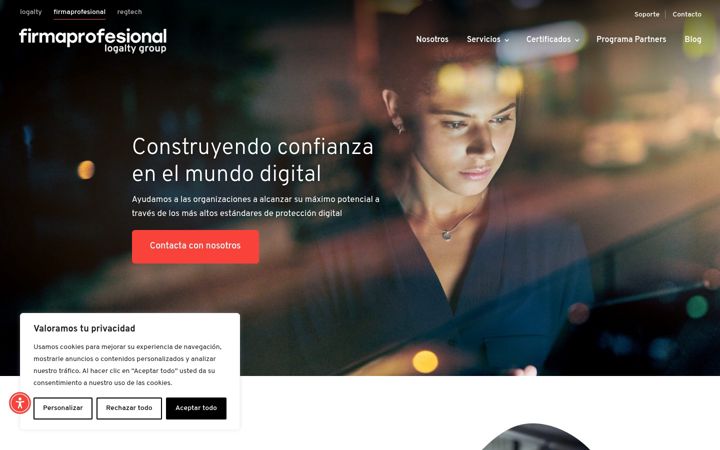 Screenshot of firmaprofesional.com