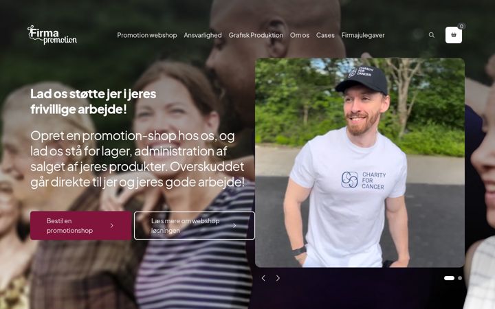 Screenshot of firmapromotion.dk