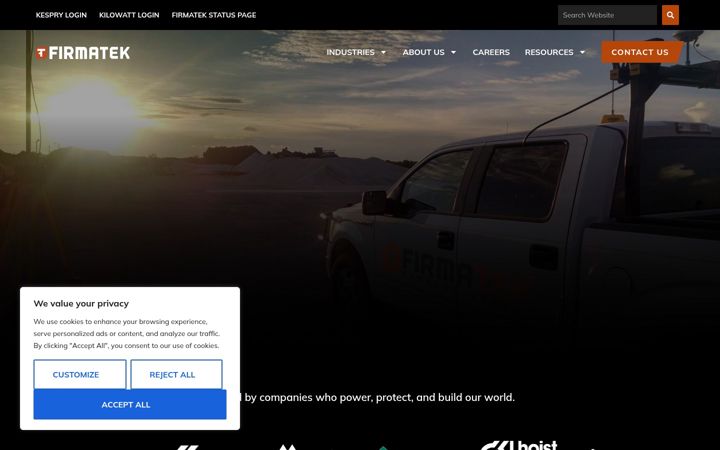 Screenshot of firmatek.com