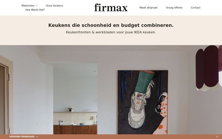Screenshot of firmax.be