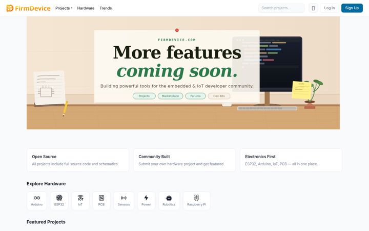 Screenshot of firmdevice.com